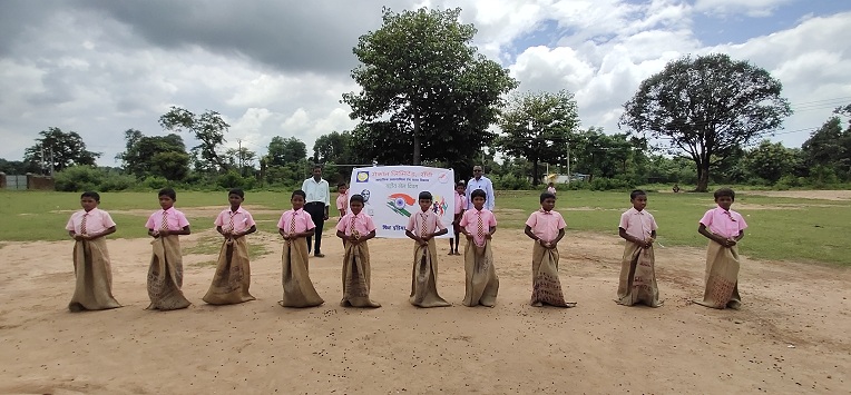 Pravanand School Pancha during Fit India Program organised by CSR MECON